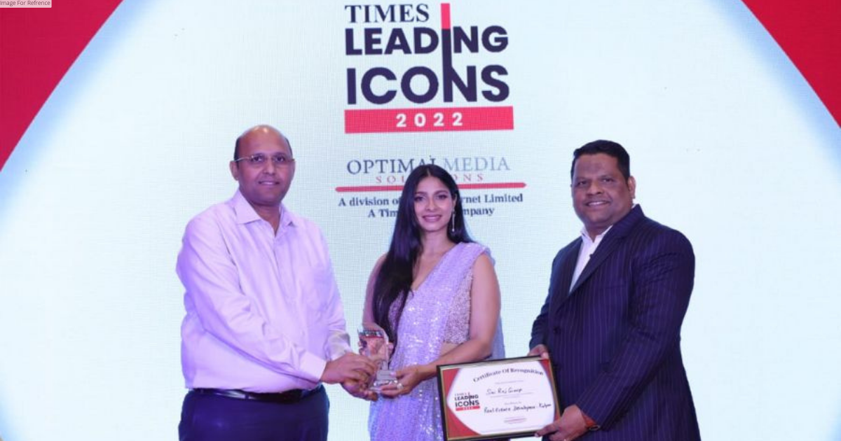 Sai Raj Group awarded as Best Real Estate Developers- Kalyan at Times Leading Icons 2022